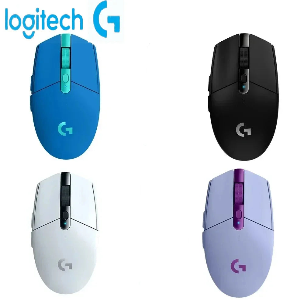 Logitech G304 Light Speed Wireless Gaming Mouse 2.4G Portable Notebook Desktop Compatible Lightweight Ergonomic Design for Gamer